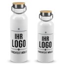 Edelstahl-Trinkflasche - mit Logo und Text gestalten -...