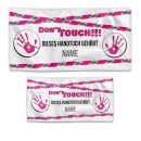 Handtuch mit Spruch - Do not touch - mit Name bedruckt -...