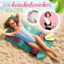 Handtuch mit Spruch - Mir egal, ich hab Urlaub - 2...