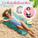 Handtuch mit Text selbst gestalten - Strandtherapie - 2...