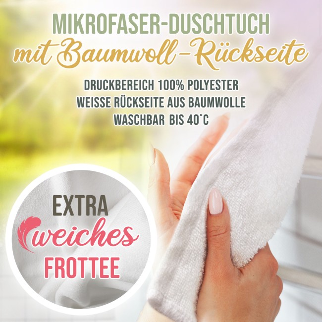 Badetuch mit Text selbst gestalten - Strandtherapie - 140 x 70 cm