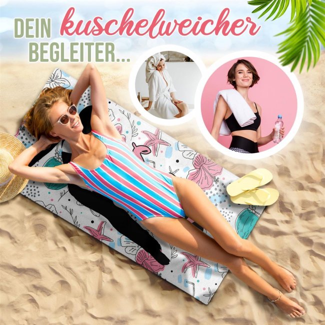 Handtuch f&uuml;r Frauen mit Spruch - Sexy Mommy - in 2 Gr&ouml;&szlig;en erh&auml;ltlich