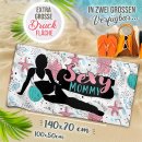 Handtuch f&uuml;r Frauen mit Spruch - Sexy Mommy - in 2...