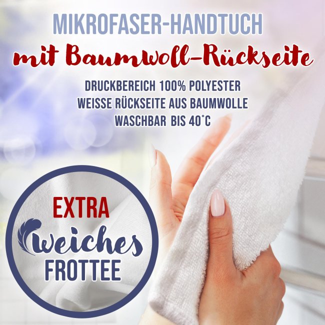 Personalisiertes Handtuch f&uuml;r Camper - Camping King - mit Name bedrucken