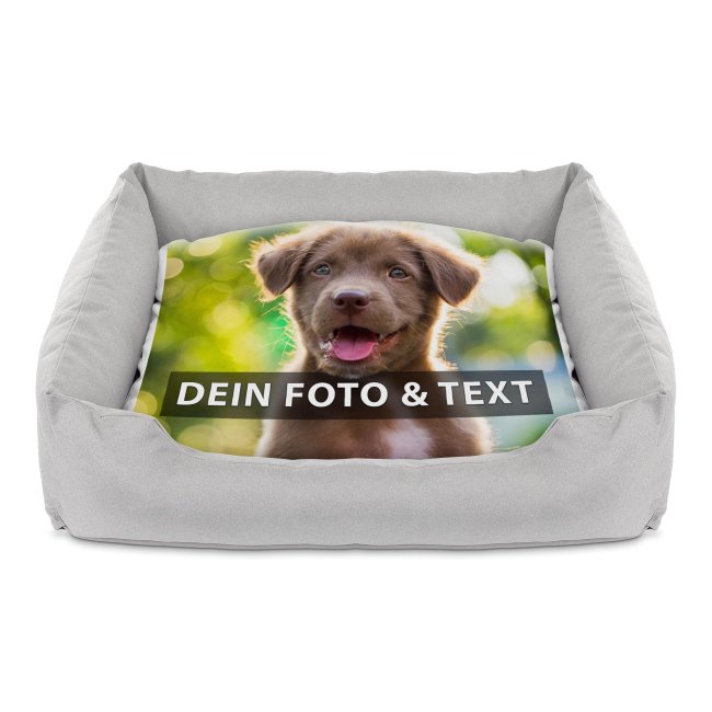 Tierbett f&uuml;r Hunde - mit Foto und Name selbst gestalten