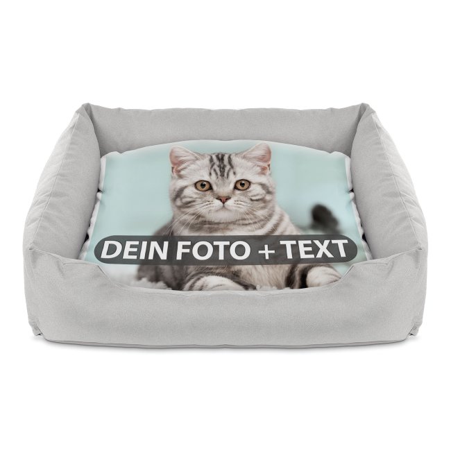 Tierbett f&uuml;r Katzen - mit Foto und Name selbst gestalten