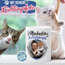 Tasse mit Spruch - Allerbester Katzenpapa - mit Foto...