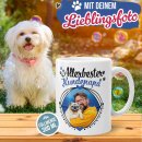 Tasse mit Spruch - Allerbester Hundepapa - mit Foto...