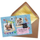 Foto-Puzzle - Bester Papa - mit zwei Fotos und Text...