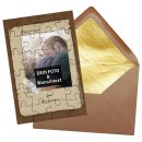 Personalisiertes Foto-Puzzle mit Foto und Text - Vintage...