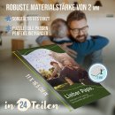 Foto-Puzzle f&uuml;r Papa mit pers&ouml;nlicher Botschaft...