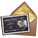 Personalisiertes Puzzle mit Foto und Wunschtext - Papa,...