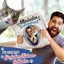 Kissen f&uuml;r den allerbesten Katzenpapa - mit Foto...