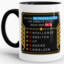 Tasse - 5a&acute;s eines Betriebsleiters