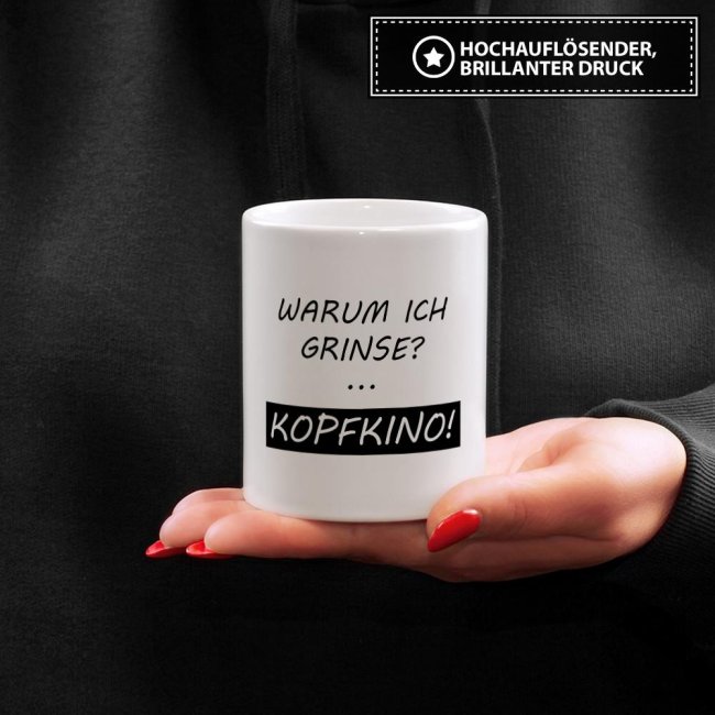 Tasse - warum ich grinse