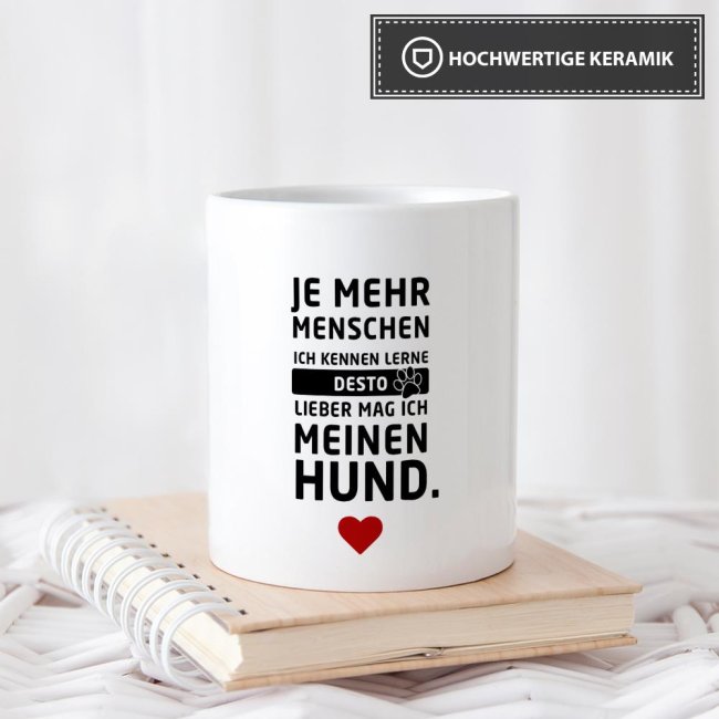 Tasse - Mensch oder Hund