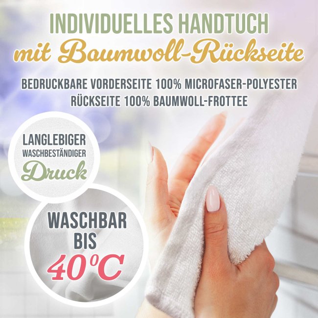 Handtuch mit Spruch - Es dauerte 80 Jahre - in zwei Gr&ouml;&szlig;en