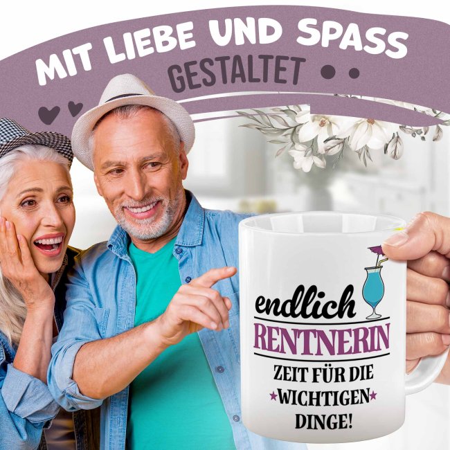 Tasse zum Ruhestand - Endlich Rentnerin
