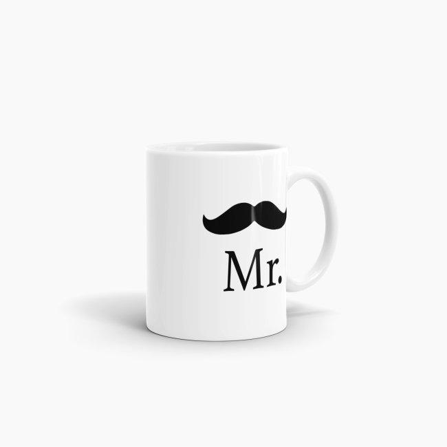 Tasse f&uuml;r Ihn Mr. mit Schnurrbart