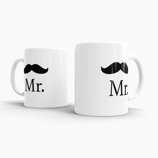 Tasse f&uuml;r Ihn Mr. mit Schnurrbart