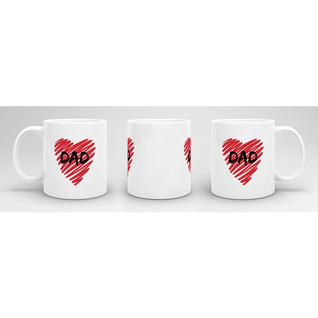 Tasse Dad Herz