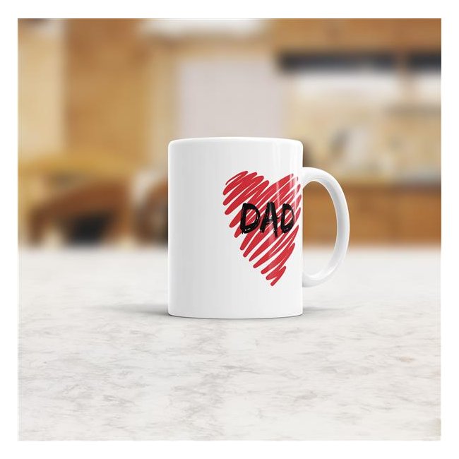 Tasse Dad Herz