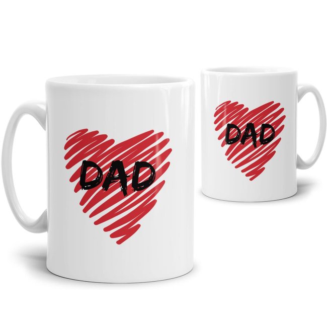 Tasse Dad Herz