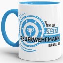 Berufe-Tasse - So sieht der beste Feuerwehrmann aus -...