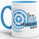 Berufe-Tasse - So sieht der beste Verk&auml;ufer aus -...