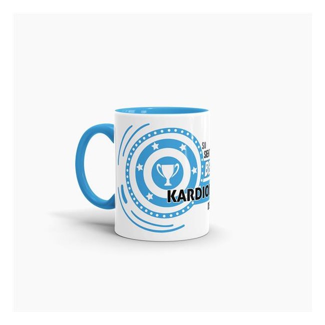 Berufe-Tasse - So sieht der beste Kardiologe aus - Hellblau