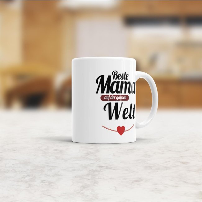 Tasse Beste Mama auf der ganzen Welt