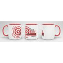 Berufe-Tasse - So sieht die beste Kardiologin aus - Rot