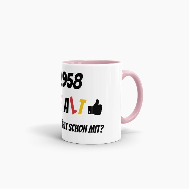 Tasse zum 30. Geburtstag - 10958 Tage alt - aber wer z&auml;hlt schon mit - Rosa