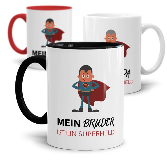 Tasse Mein Vater/ Bruder/ Opa  ist ein Superheld