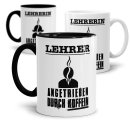 Tasse Lehrer/in - Angetrieben durch Koffein