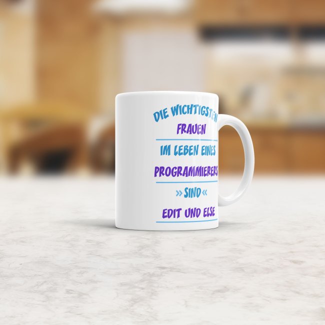 Programmierer Tasse - Edit und Else