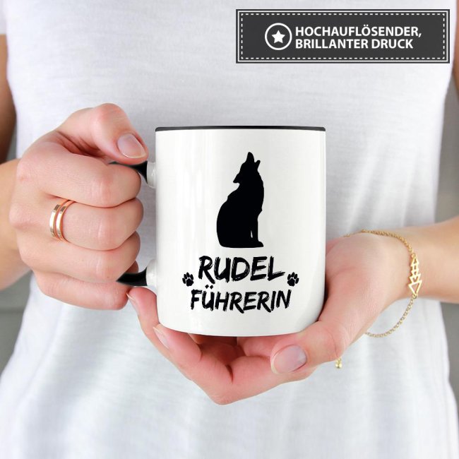 Tasse mit Spruch - Rudelf&uuml;hrerin