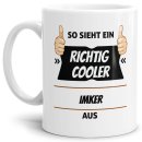 Berufe Tasse - So sieht ein richtig cooler Imker aus