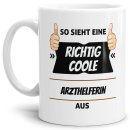 Berufe Tasse - So sieht eine richtig coole Arzthelferin aus