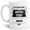 Berufe Tasse - So sieht eine richtig coole Imkerin aus