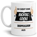 Berufe Tasse - So sieht eine richtig coole Tierpflegerin aus