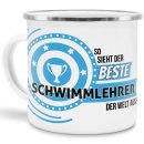 Emaille-Tasse mit Spruch - So sieht der beste...