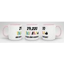 Tasse zum 80. Geburtstag - 29220 Tage alt - aber wer...