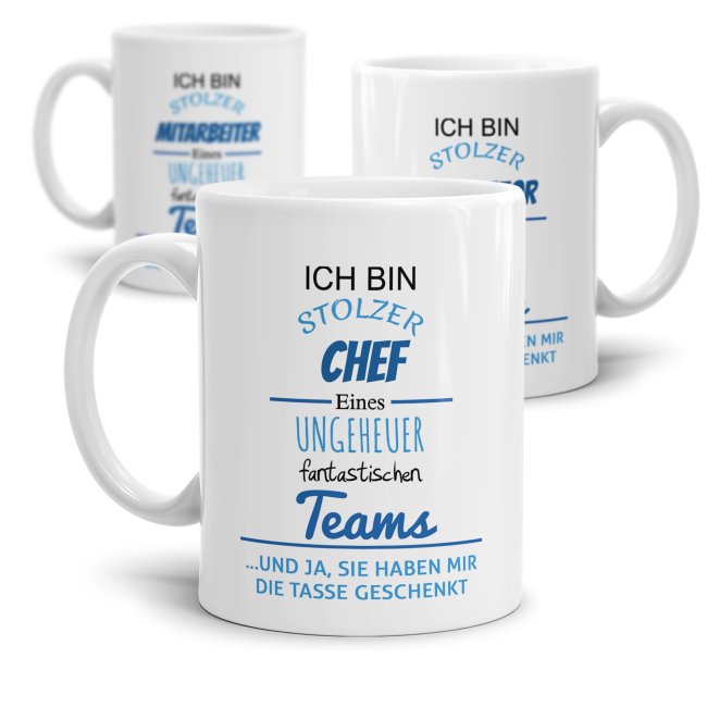 Tassen f&uuml;r Chefs - verschiedene Bezeichnungen