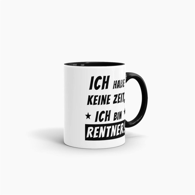 Tasse mit Spruch - Manchmal f&uuml;hle ich mich dumm und h&auml;sslich - Schwarz