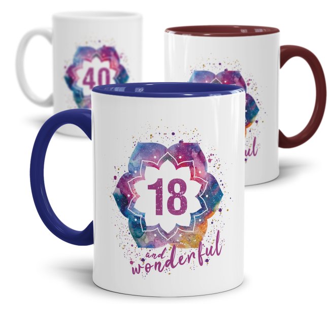 Tasse Geburtstag XX and Wonderful -Alter w&auml;hlbar-