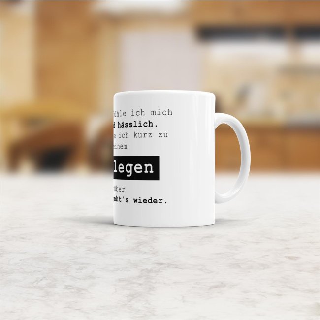 Tasse mit Spruch -verschiedene Spr&uuml;che und Motive-