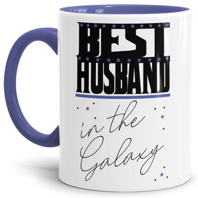 Tasse Best Husband in the Galaxy Cambridge Blau