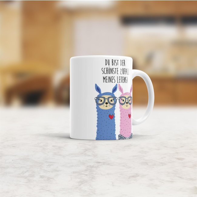 Tasse Liebe -verschiedene Spr&uuml;che- Alpaka- Einhorn- Hase