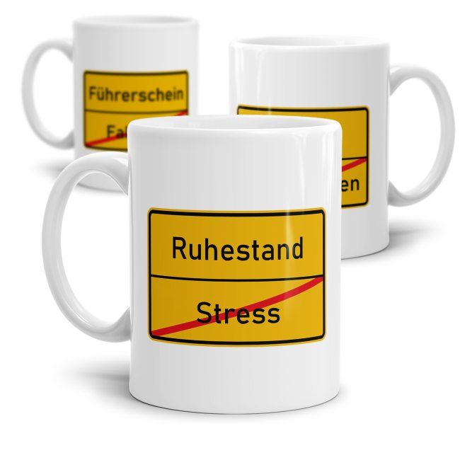 Tasse - Ortsschild